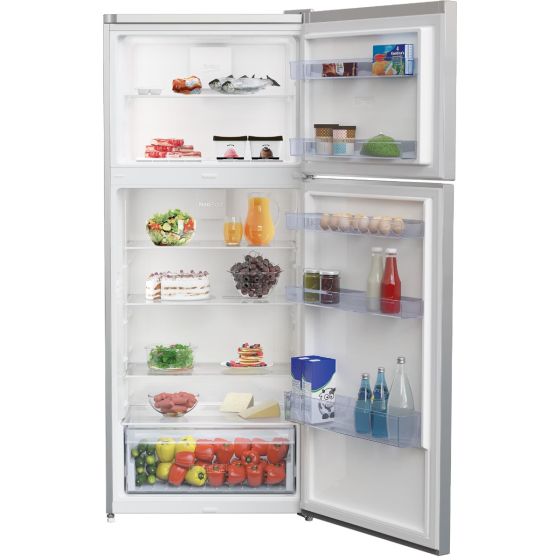 Refrigerator BEKO 367 liter Free Stand Inverter 2 Doors Silver RDNE430K02DXI