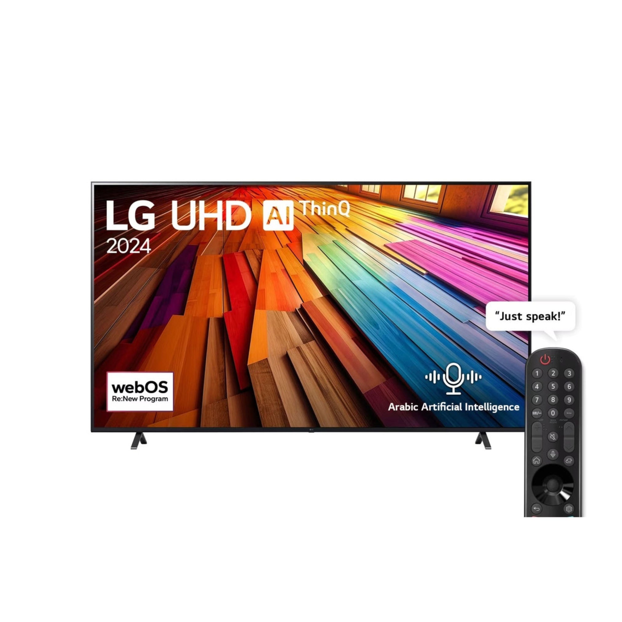 LG 65 Inch LED Smart TV, 4K UHD, Built-in Receiver - 65UR78006LL