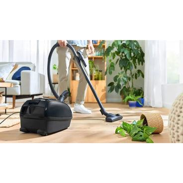 Bosch Series 4 Bagged Vacuum Cleaner, 2000 Watt, Black and Gold - BGL38GOLD