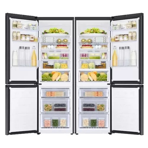 Samsung No Frost Refrigerator, 344 Liters, Black - RB34T672FB1-MR