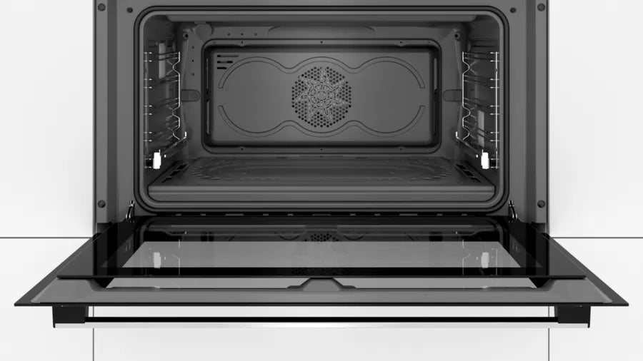 Bosch Built-In Gas Oven, 90 cm, 102 liter, Electric Grill, Digital, Stainless Steel, Made in Italy - VGD553FR0